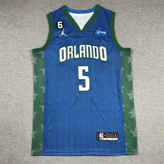 Air Jordan Orlando Magic City Edition Blue Green Star Jersey