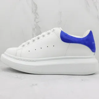 Alexander McQueen Oversized Sneaker White and Blue Suede Lifestyle Sneakers