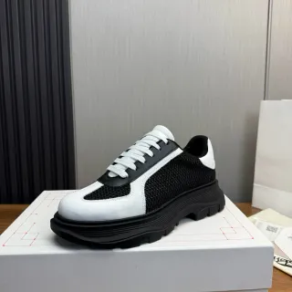 Alexander McQueen Oversized Sneaker White Black Chunky Sneakers