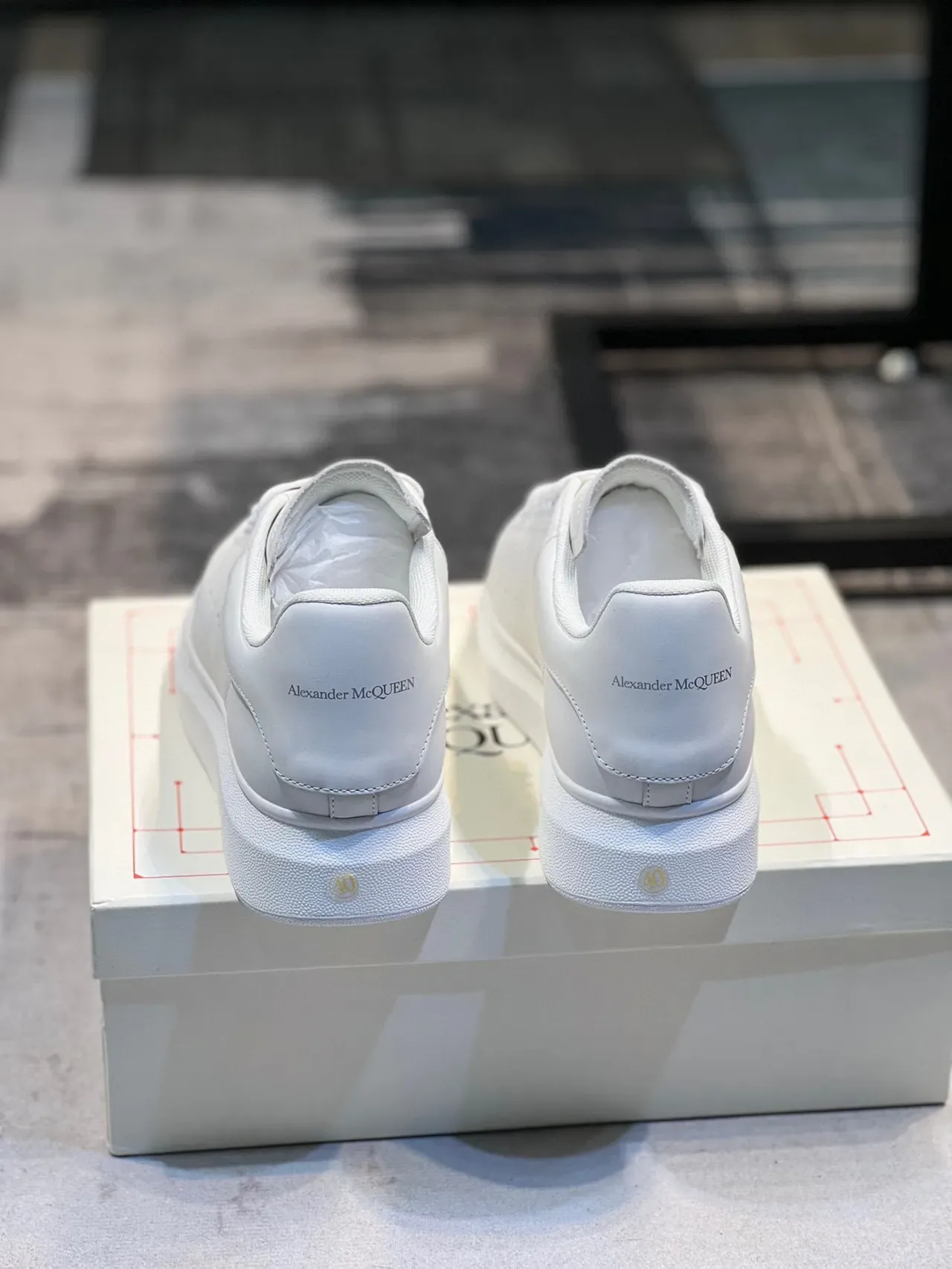 Alexander McQueen Oversized Sneaker White Lifestyle Sneakers 3