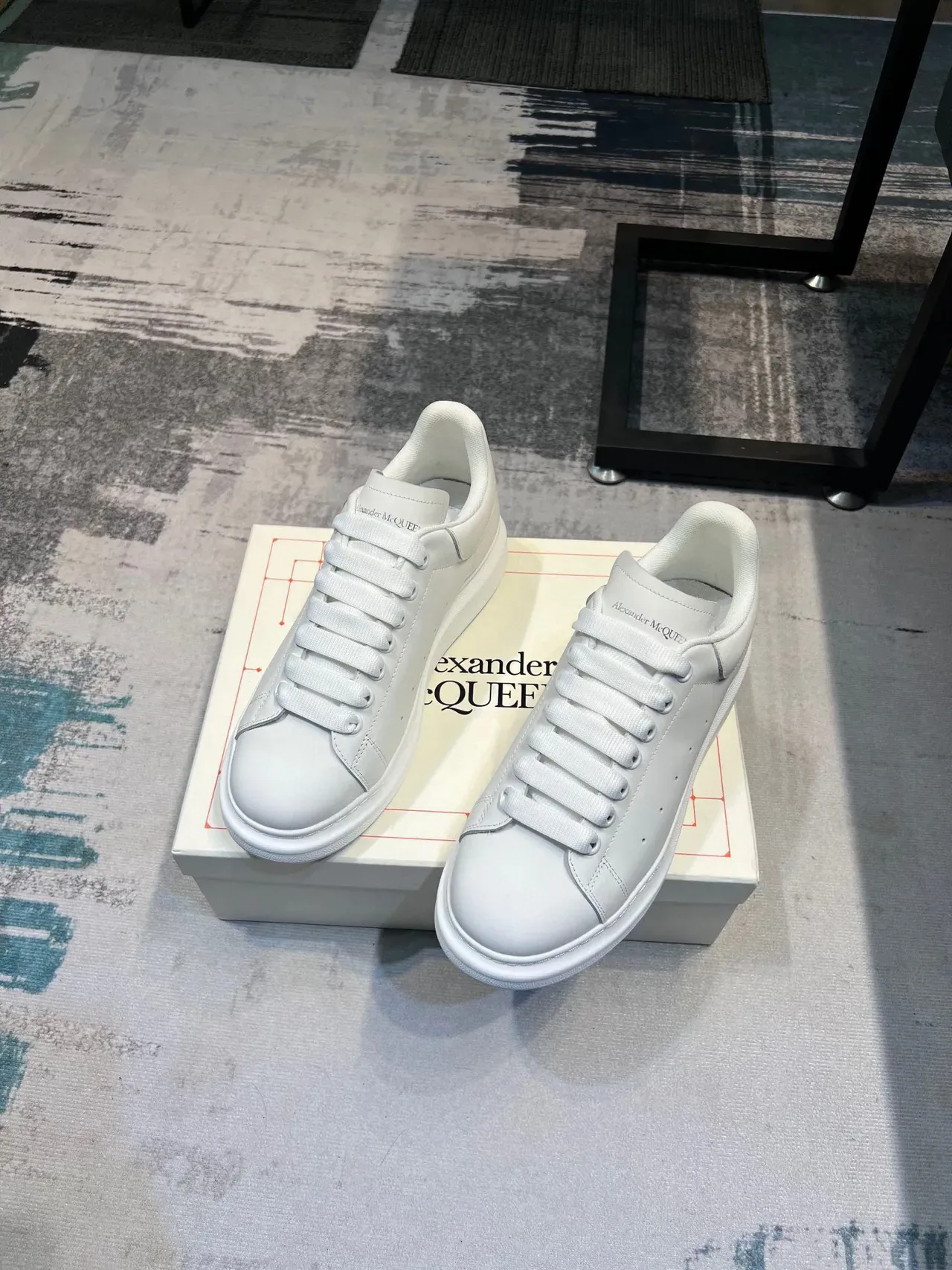 Alexander McQueen Oversized Sneaker White Lifestyle Sneakers 5