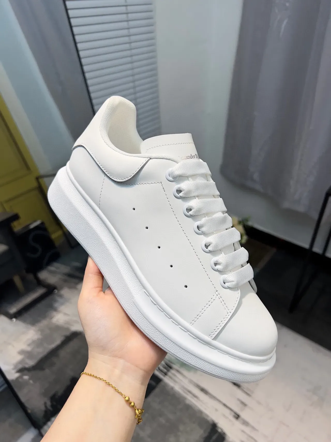 Alexander McQueen Oversized Sneaker White Lifestyle Sneakers 6