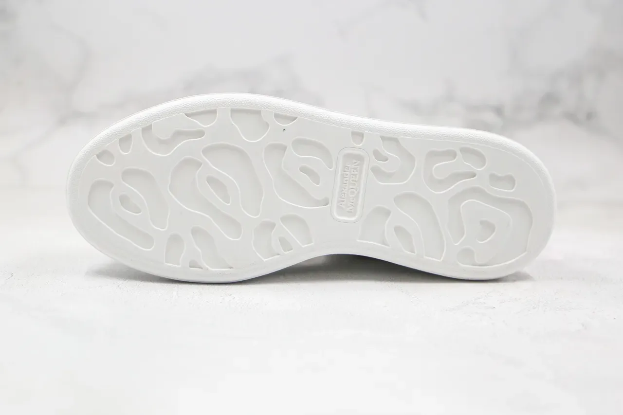 Alexander McQueen Oversized Sneaker White Pink Low-Top Platform Sole Lifestyle Sneakers 2