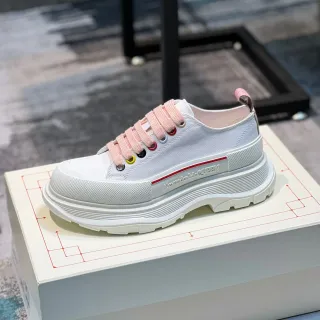 Alexander McQueen Oversized Sneaker White Pink Multicolor Chunky Sneakers