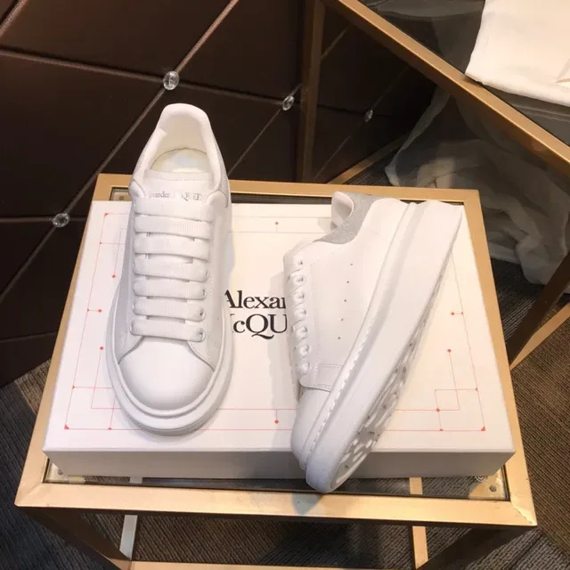 Alexander McQueen Oversized Sneaker White Silver Chunky Sneakers 8
