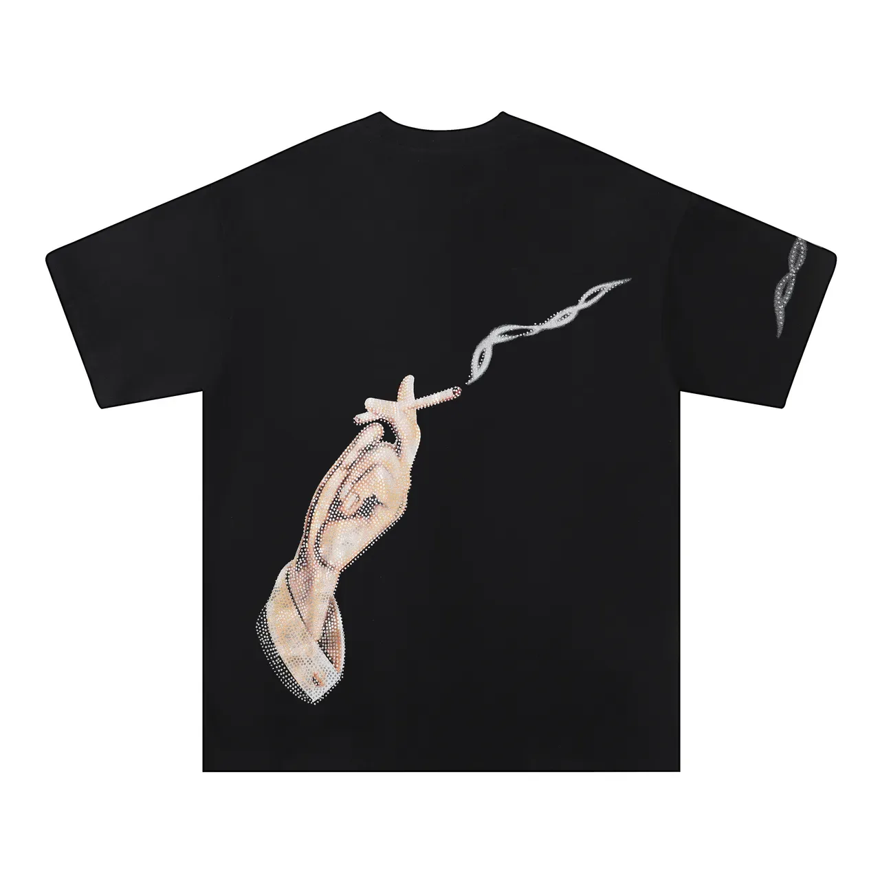 Amiri Crystal Embellished Hand Graphic T-Shirt 5