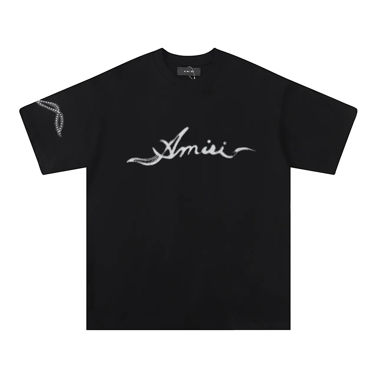 Amiri Crystal Embellished Hand Graphic T-Shirt 6