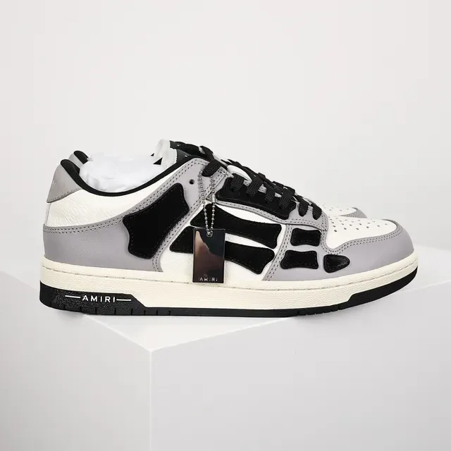 Amiri Skel Top Low Bone Overlay Lifestyle Sneakers 3