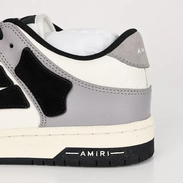Amiri Skel Top Low Bone Overlay Lifestyle Sneakers 4