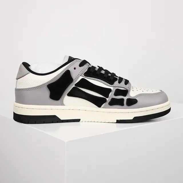 Amiri Skel Top Low Bone Overlay Lifestyle Sneakers 7