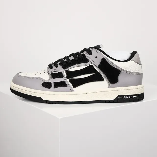Amiri Skel Top Low Bone Overlay Lifestyle Sneakers 9