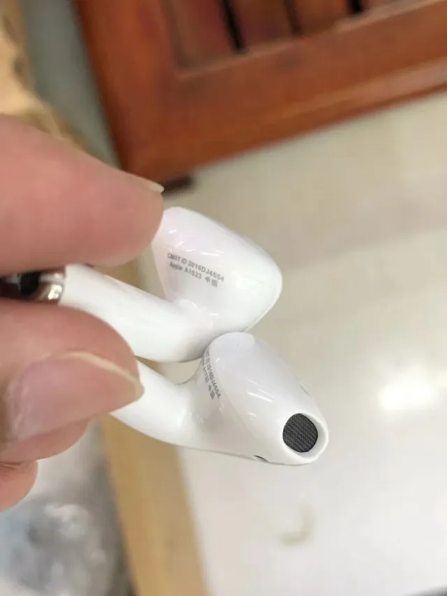 Apple Blanco Compacto Estilo Tallo Brillante Plástico Estuche Auriculares TWS 10