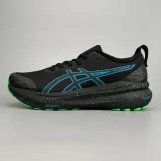 ASICS Gel-Kayano 31 Black Blue Neon Green Running Shoes