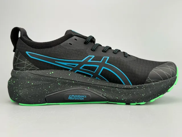 ASICS Gel-Kayano 31 أسود, أزرق, أخضر نيون أحذية جري 9