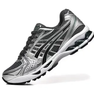 ASICS Gel-Kayano فضي أسود أحذية جري