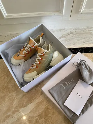 Balenciaga Bege Branco Sola Oversized Em camadas Multi-materiais Superior Tênis Chunky 7