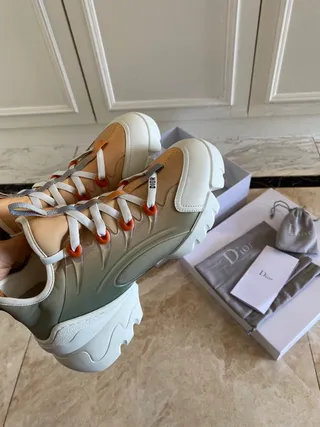 Balenciaga Bege Branco Sola Oversized Em camadas Multi-materiais Superior Tênis Chunky 8