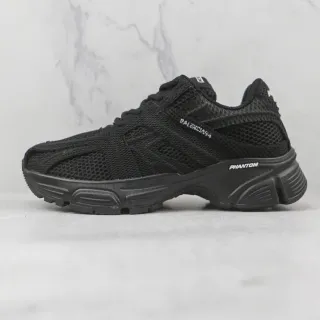 Balenciaga Phantom أحذية رياضية شبكية سوداء سميكة
