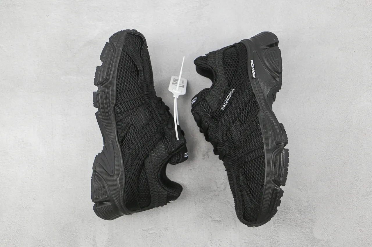 Balenciaga Phantom Black Mesh Chunky Sneakers 3