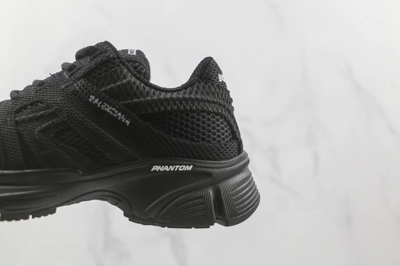 Balenciaga Phantom Black Mesh Chunky Sneakers 7