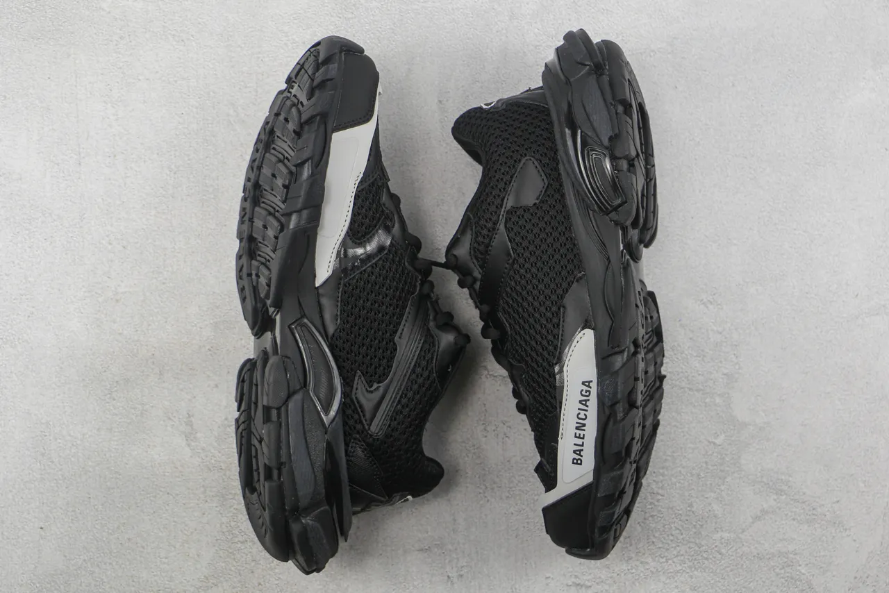 Balenciaga Runner Black and Gray Chunky Sneakers 2