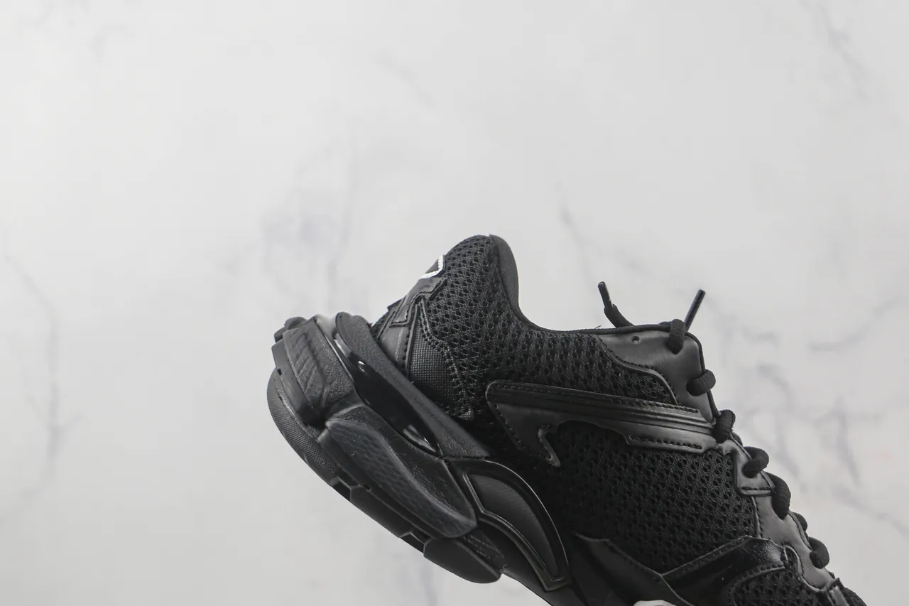 Balenciaga Runner Black and Gray Chunky Sneakers 5