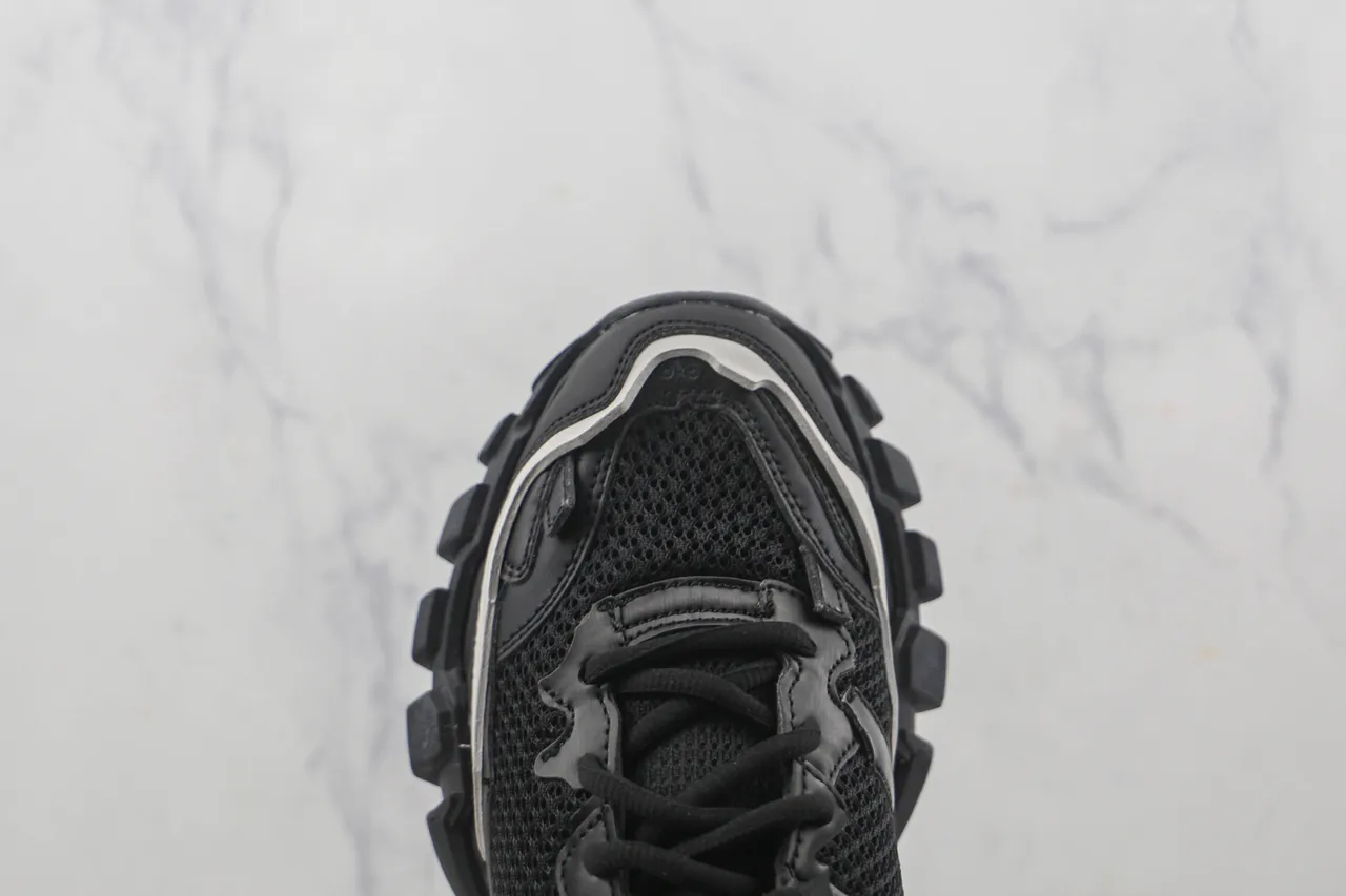 Balenciaga Runner Black and Gray Chunky Sneakers 6