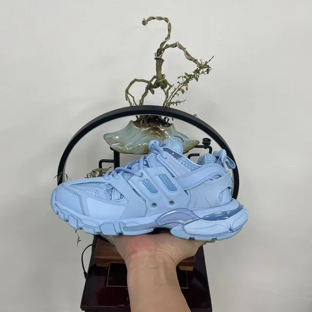 Balenciaga Runner Light Blue Chunky Sneakers 3