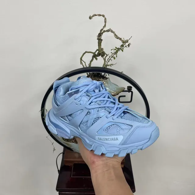 Balenciaga Runner Light Blue Chunky Sneakers 5