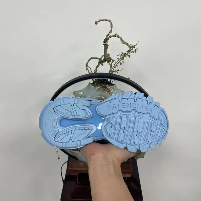 Balenciaga Runner Light Blue Chunky Sneakers 6
