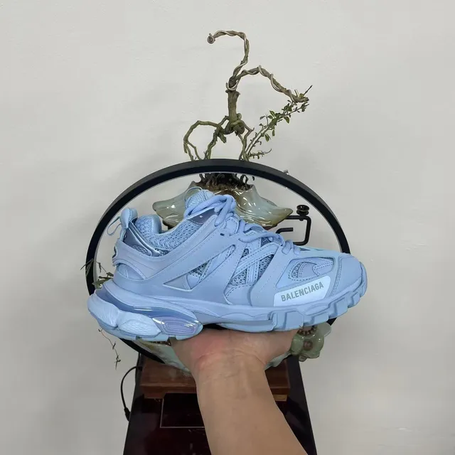Balenciaga Runner Light Blue Chunky Sneakers 7
