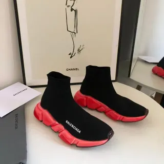 Balenciaga Speed Trainer أسود وأحمر Lifestyle Sneakers