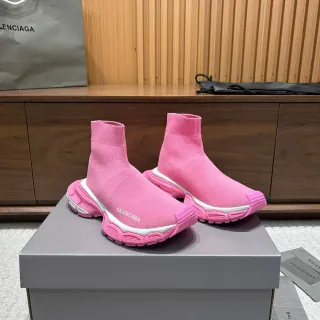 Balenciaga Speed Trainer Zapatillas Lifestyle Ajuste Sock Rosa