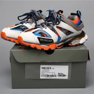 Balenciaga Track Sneaker أبيض برتقالي أزرق رمادي سميك سنيكر