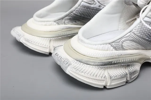 Balenciaga Track Trainer حذاء رياضي أبيض كامل 2