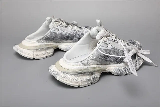 Balenciaga Track Trainer حذاء رياضي أبيض كامل 3