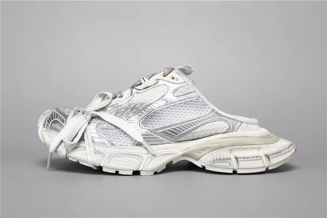 Balenciaga Track Trainer حذاء رياضي أبيض كامل 9