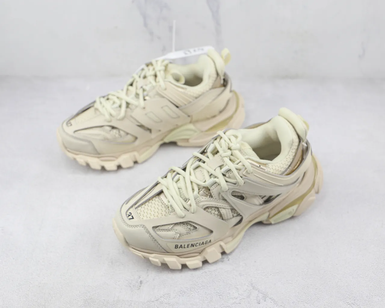 Balenciaga Track Trainer Off-White Chunky Sneakers 4