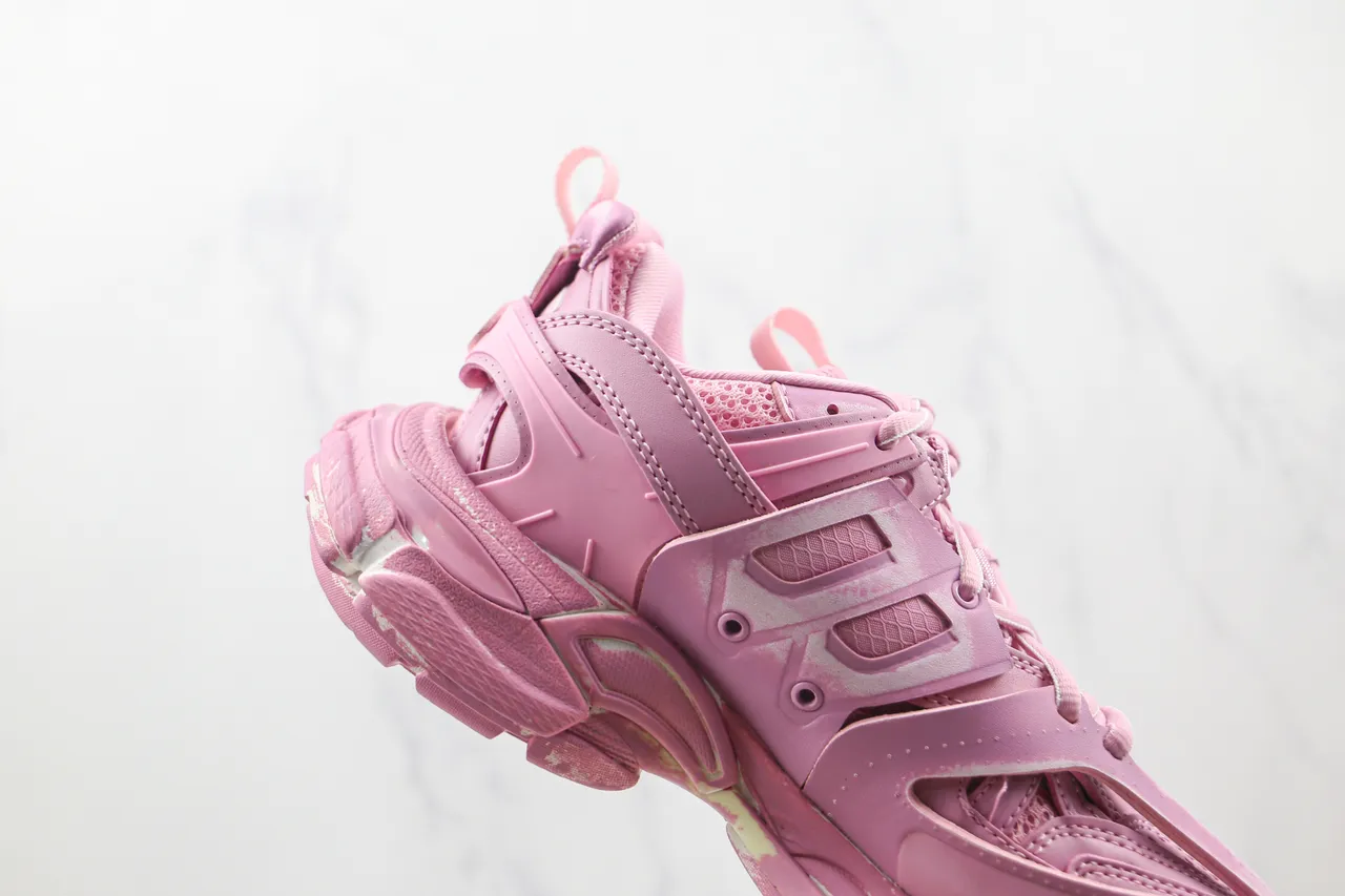 Balenciaga Track Trainer Chaussures roses chunky 5