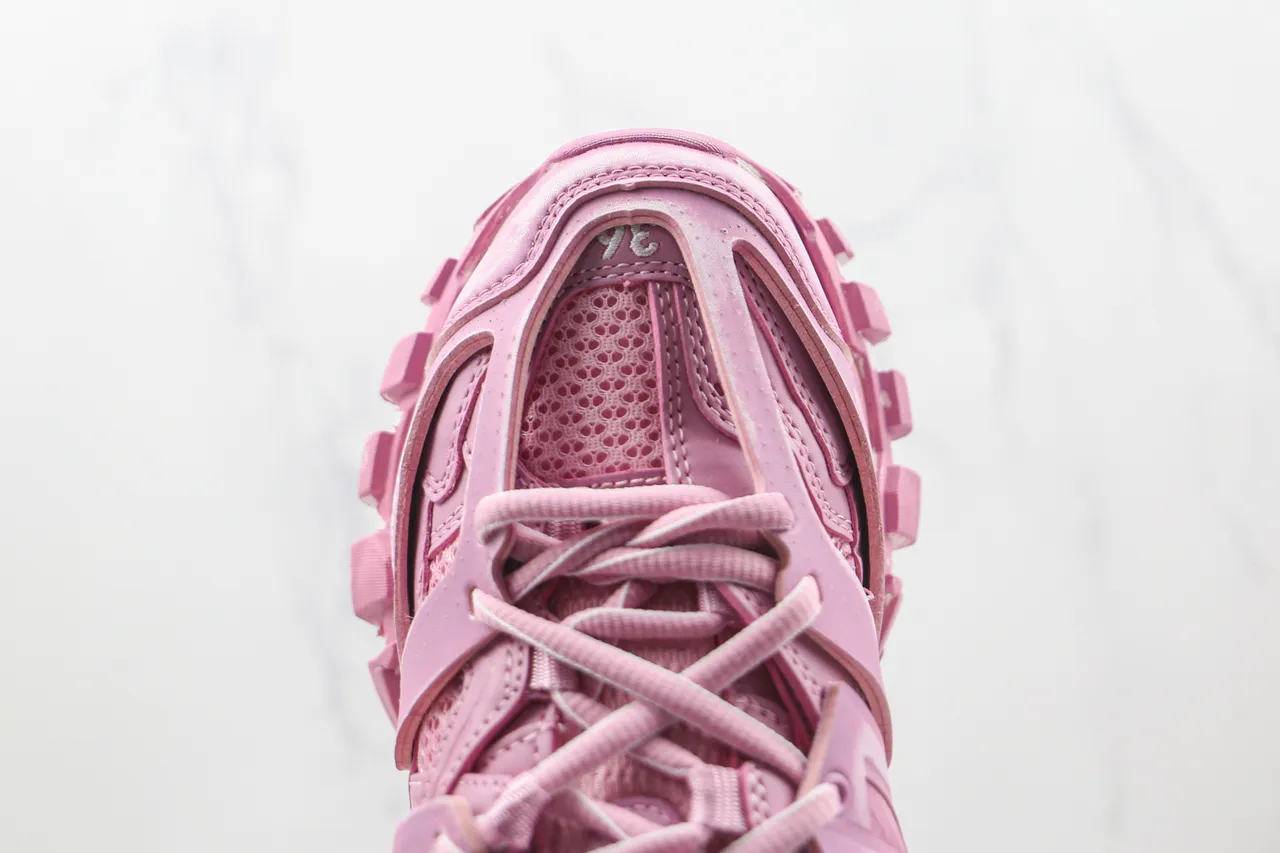 Balenciaga Track Trainer Chaussures roses chunky 6