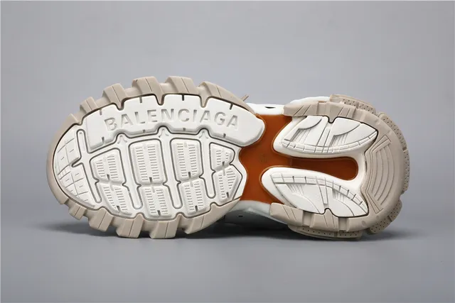 Balenciaga Track Trainer sneakers chunky blancs et marrons 6