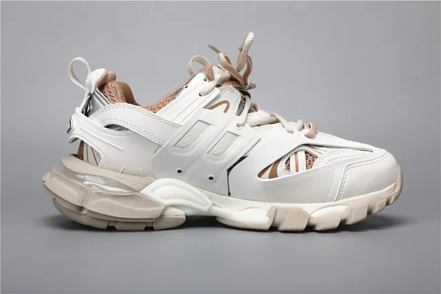 Balenciaga Track Trainer sneakers chunky blancs et marrons 8