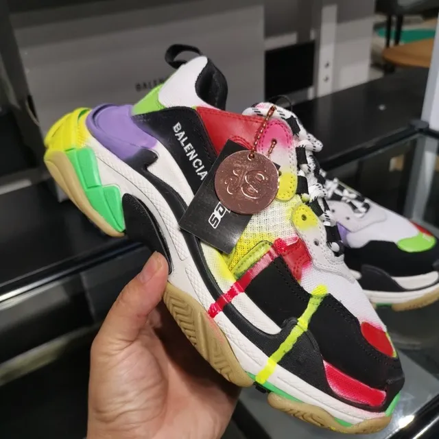 Balenciaga Triple S Multicolor Chunky Sneakers 3