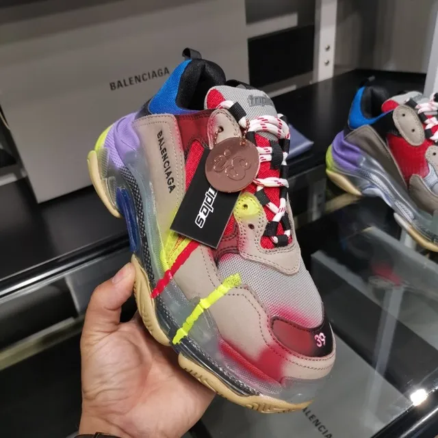 Balenciaga Triple S أحذية رياضية سميكة متعددة الألوان 3