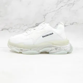 Balenciaga Triple S حذاء رياضي أبيض شفاف فقاعي كثيف