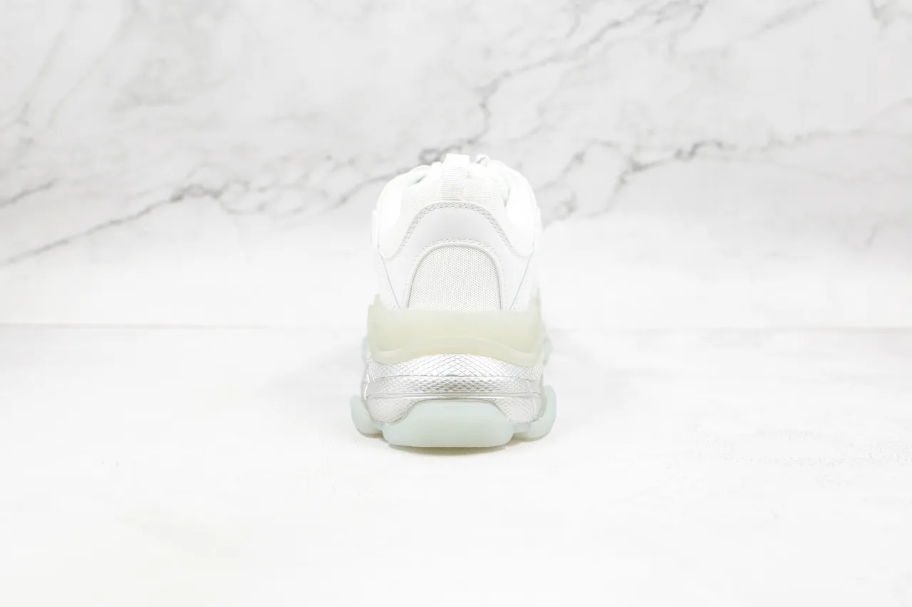 Balenciaga Triple S White Translucent Bubble Chunky Sneakers 2