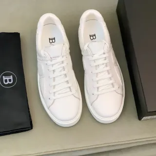 Balmain B-Court All-White Leather Lifestyle Sneakers