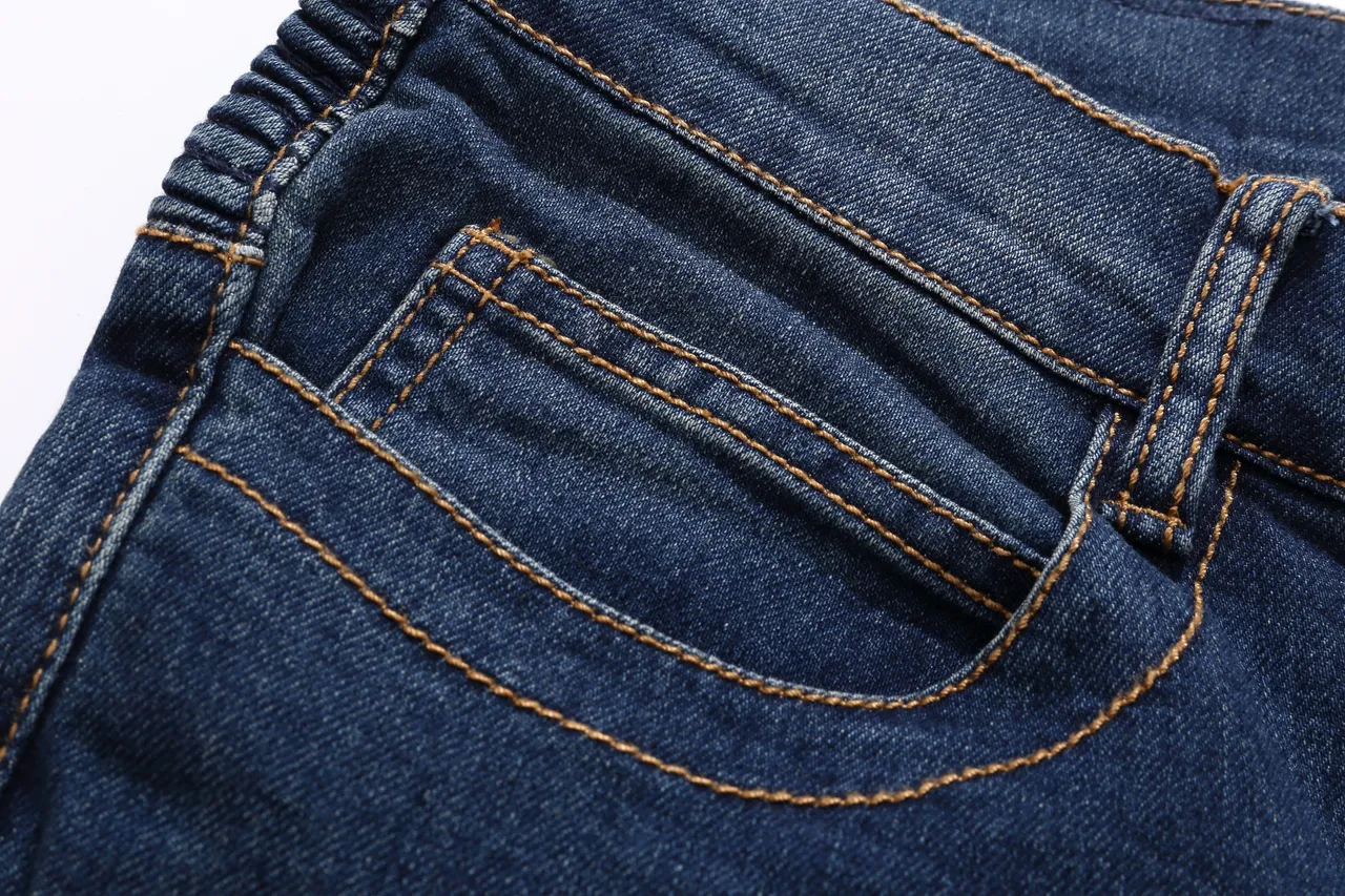 Balmain Biker-Style Ribbed Denim Shorts 11