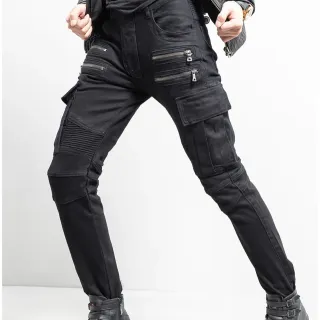 Balmain Cargo-Pocketed Ribbed-Knee Tapered Pants