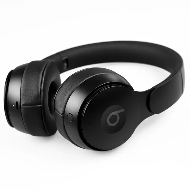 Beats White Gold Compact Matte Finish Over-ear Headphones 2